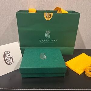 Authentic Goyard Bag, Box & Ribbon